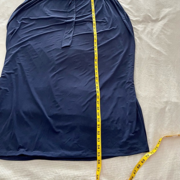 NWT beautiful NY Collection Navy maxi dress 3X plus size. Stretchy. Brand new. - Picture 7 of 10